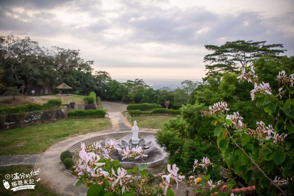 台南景點|火山碧雲寺(免門票)賞夕最美亭台樓閣|開車直達~雲霧仙境盡收眼底!