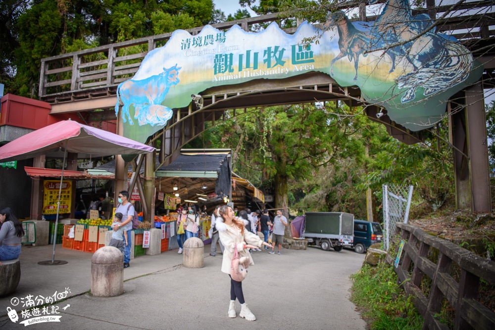 南投景點|清境高空觀景步道|巨無霸明信片相框~漫步雲端眺望震撼群山!