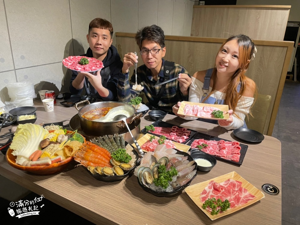 桃園美食|大漠紅頂級蒙古鍋(中壢店)鴛鴦雙主湯.黑毛和牛.生食級干貝吃到飽~全新瀑布起司牛奶鍋浮誇新上市!