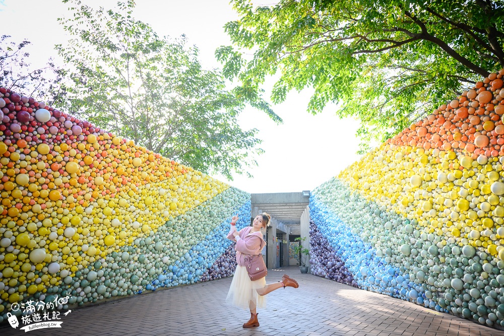 【2024鶯歌陶瓷博物館】陶瓷藝術園區開放玩水囉,免費陶藝水廣場.親子沙坑池,必拍泡泡風糖果牆超繽紛!