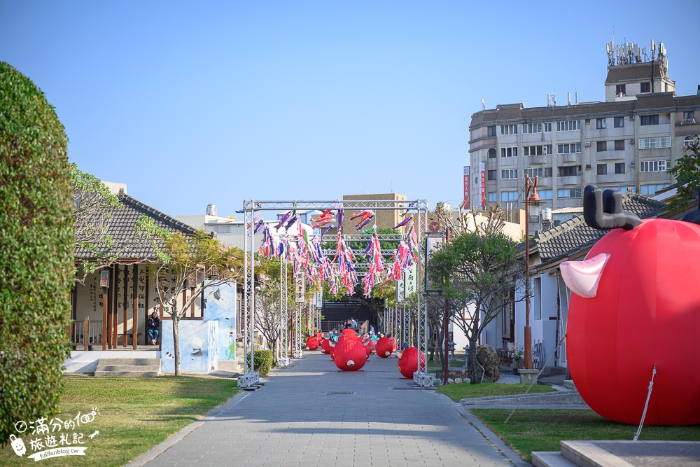 彰化景點|鹿港桂花巷藝術村(免門票)2022走春必訪|萌鹿不倒翁一條街|超古錐~紅吱吱有拍就會發!