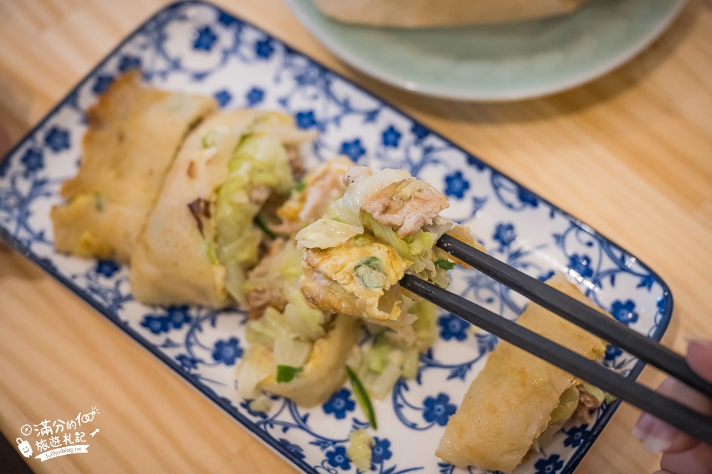 宜蘭美食【白雲山鹿】礁溪老屋早餐,招牌粉漿蛋餅.蘿蔔糕.木桶油飯.椪餅花生湯~老宅裡嚐古早味!