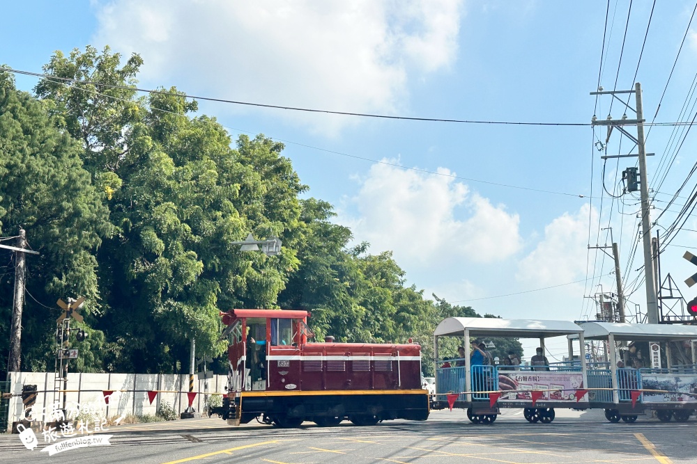 彰化親子景點【溪湖中央公園】免門票火車頭兒童共融遊戲場,高7米葡萄藤堡吸睛又具挑戰性!