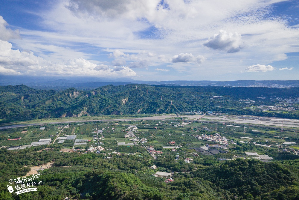 南投景點|九九峰森林步道(免門票)草屯隱藏版秘境,獨特火炎山地形~超療癒抹茶山谷!