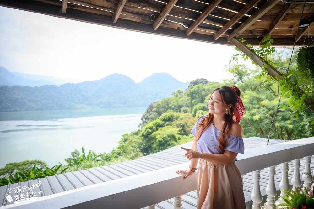 桃園景點|環湖咖啡好食|湖景第一排.石門水庫景觀餐廳.賞大溪湖畔.望雙峰山~猶如置山夢幻仙境!