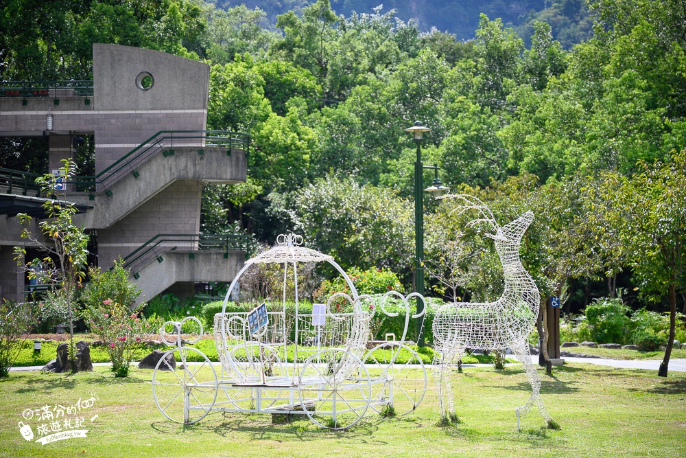 台中景點【谷關遊客中心】入關博物館&捎來吊橋,免費泡足湯.體驗溫泉魚.走吊橋感受大甲溪谷風光!