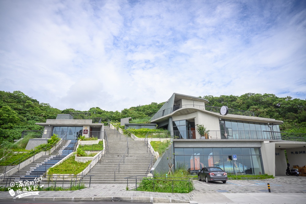 【宜蘭喬伊吹吹風】蘇澳海景咖啡館,豆腐岬海水浴場旁,南洋風景觀餐廳,看海天空步道好浪漫!