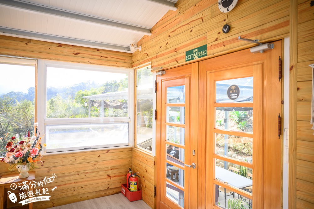 新竹【日木花園】橫山最新景觀餐廳.大山背森林玻璃屋.望山景喝咖啡好放鬆！