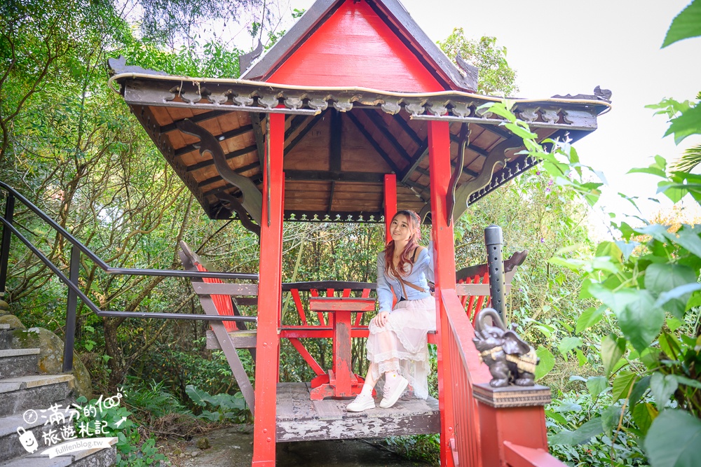 【雲林桂林映象會館】古坑小泰國.免門票南洋渡假村.泰式城堡.高腳屋.泰式嘟嘟車.四面佛都好拍!