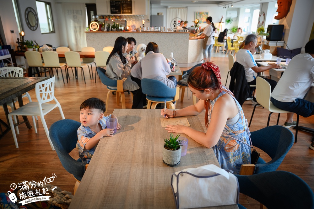 金山景觀餐廳【海上日出海洋咖啡】中角灣衝浪基地秘境玻璃屋,下午茶看海景超愜意!