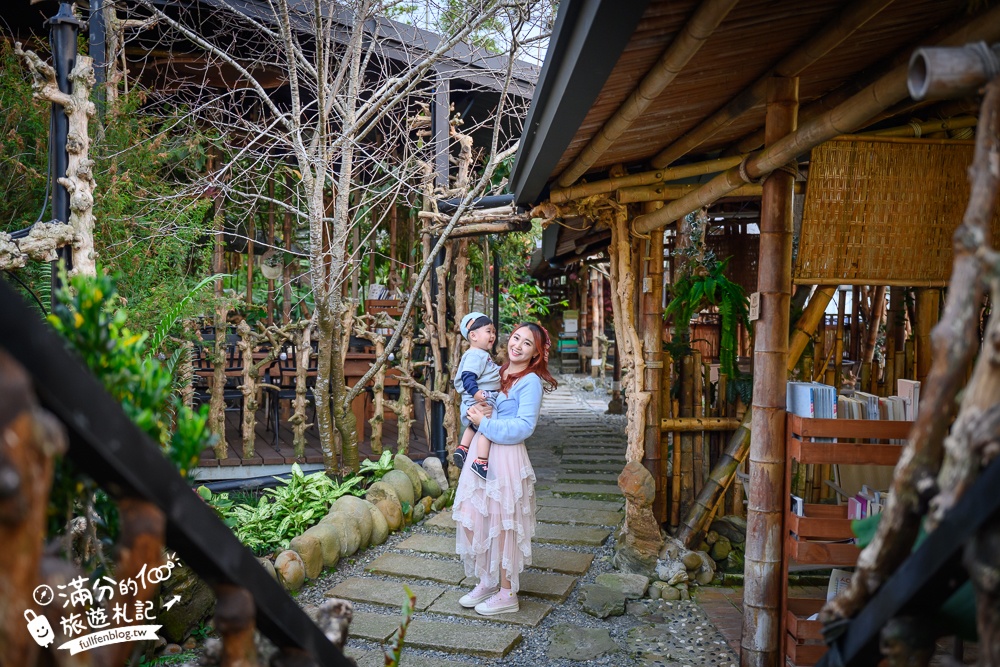 雲林古坑【石墩庭園咖啡】華山咖啡大街上的叢林系咖啡館.別有洞天景色超迷人!