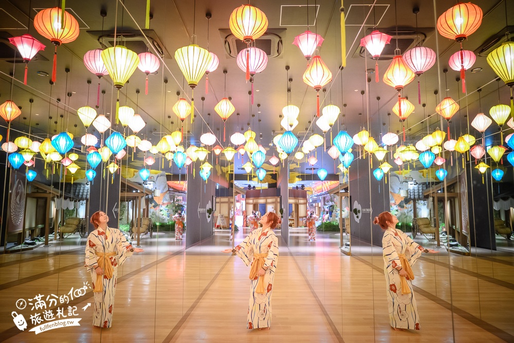 京都景點|大阪空庭溫泉門票交通攻略|穿花浴衣泡美肌之湯~秒飛湯婆婆的神秘油屋!