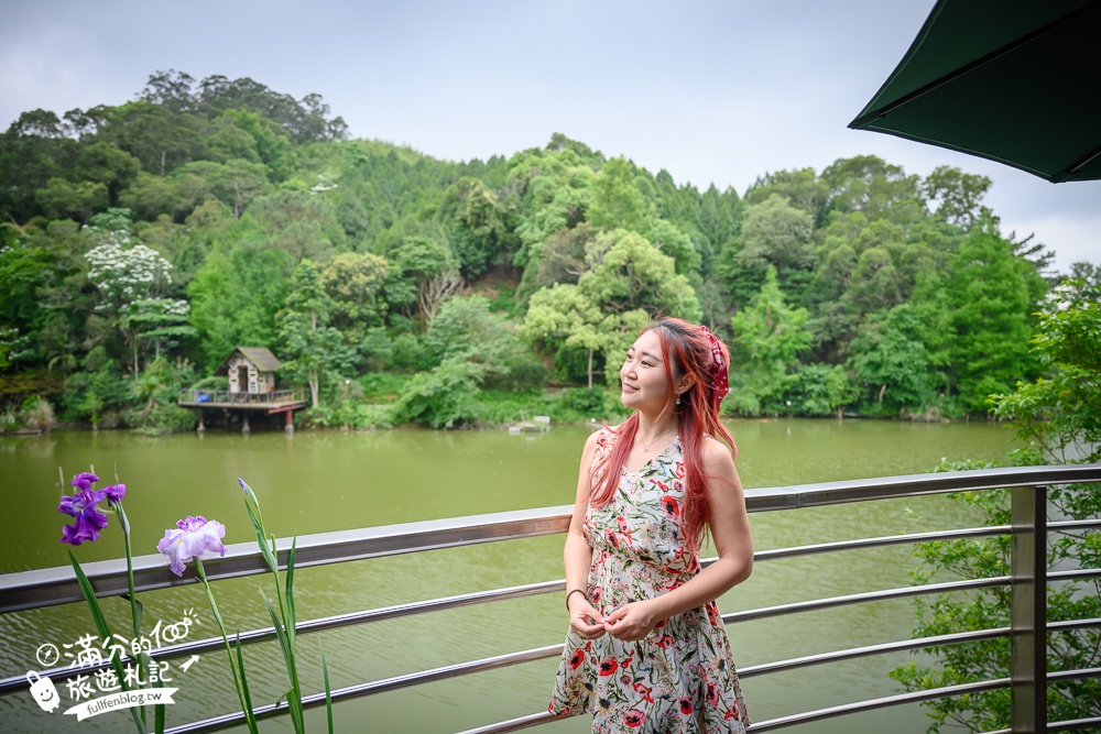 新竹【沽月日光休憩聚落】湖景第一排咖啡館,必吃窯烤麵包.客家擂茶,峨眉賞桐秘境!