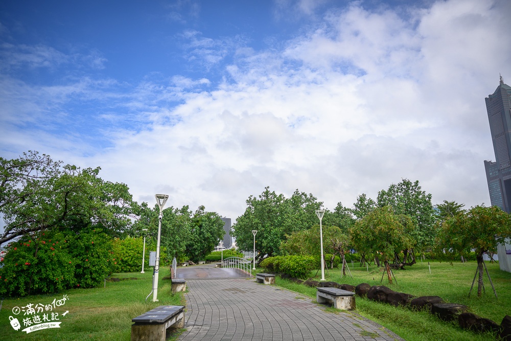 高雄景點|中油海洋天堂公園(免門票)中油主題親子遊戲場,海盜船.火箭.噴水加油槍超好拍~中油寶寶陪你玩!