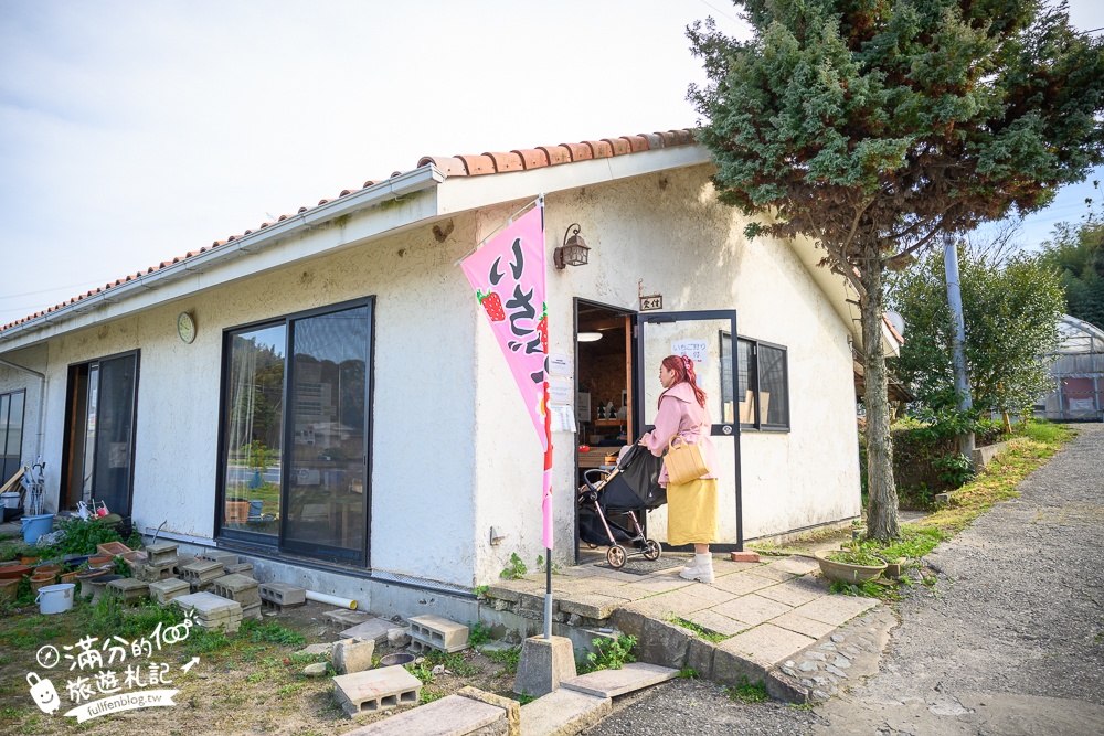 【福岡採草莓筑紫野草莓農園.白草莓甘王】福岡草莓吃到飽.現採現吃超好玩,還能順遊草莓咖啡館!