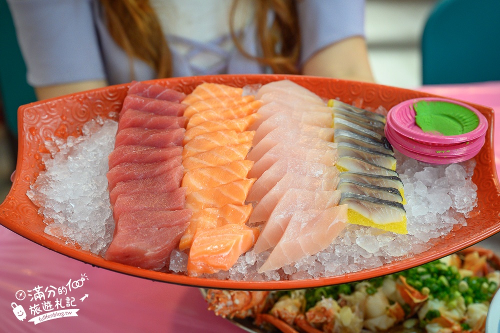 後壁湖生魚片|上安活海鮮.超狂40片生魚片只要200元,點合菜海鮮白飯免費吃!