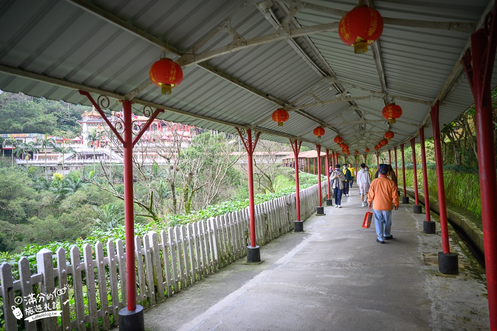 台北景點|指南宮(免門票)宗教百景.祈福拜拜.賞櫻花.拜月老.筊杯廣場望101!