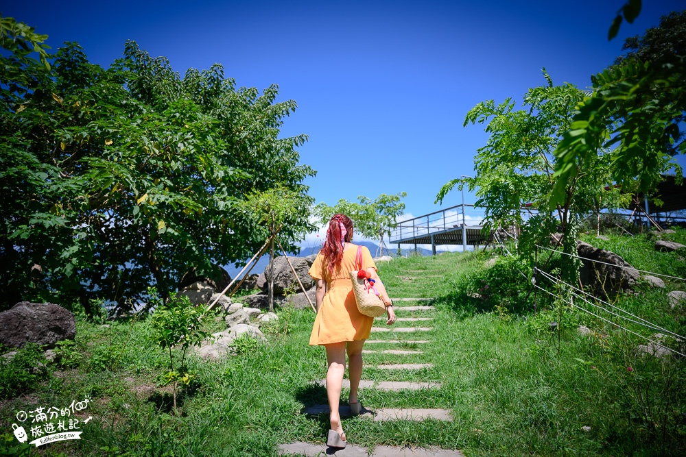 台東【花藞藞玫瑰岩休閒農場】台東景觀餐廳推薦.比明信片還美的山群之巔!