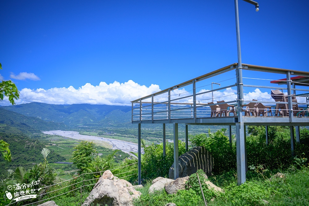 台東【花藞藞玫瑰岩休閒農場】台東景觀餐廳推薦.比明信片還美的山群之巔!