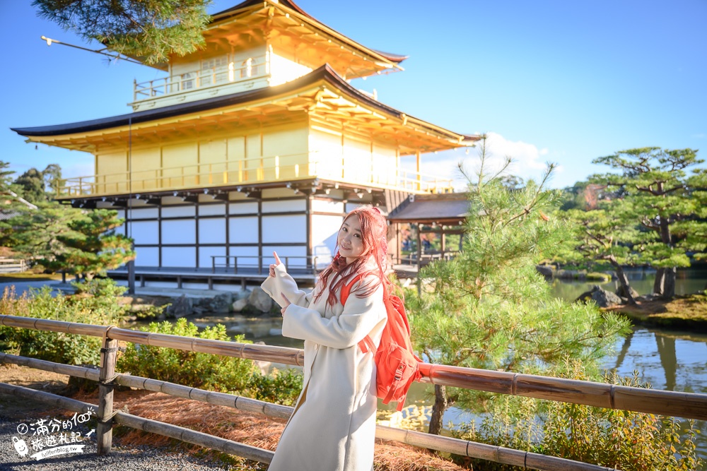 京都景點|金閣寺.京都周邊景點攻略,金箔打造的鏡湖宮殿,賞金宮.吃金箔抹茶冰~漫遊最美人間淨土!