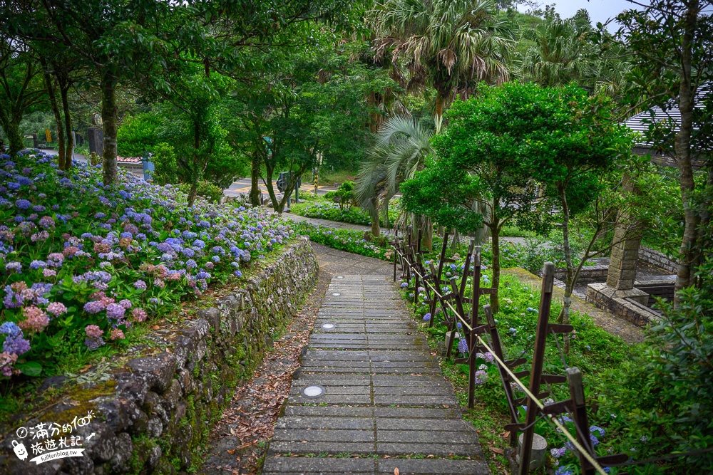 【2024北宜石牌縣界公園】最新花況.免門票繡球花園,可以看到龜山島和蘭陽平原的繡球秘境!