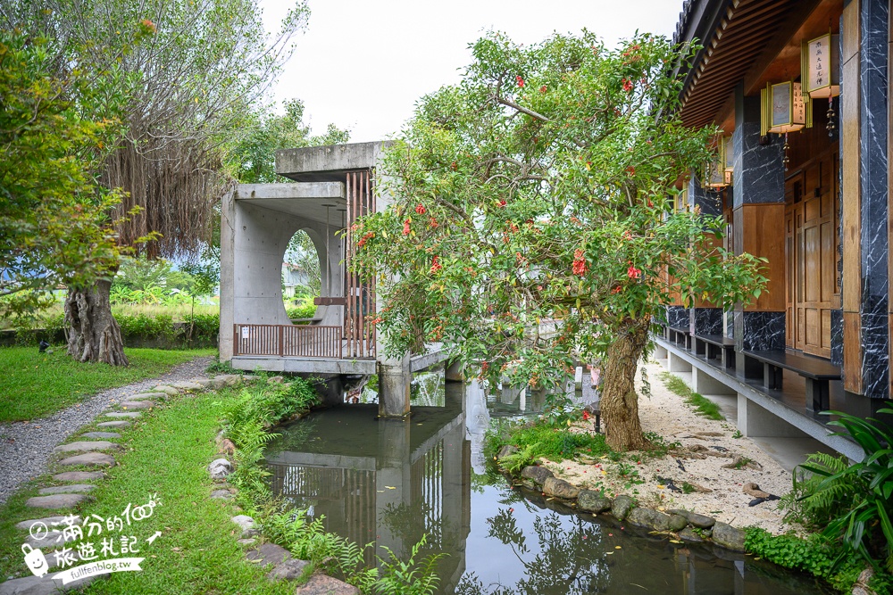 【宜蘭北后寺】免門票襌風水上步道.五尺高泥塑大佛超壯觀,一秒到日本漫步靜謐日式庭院!