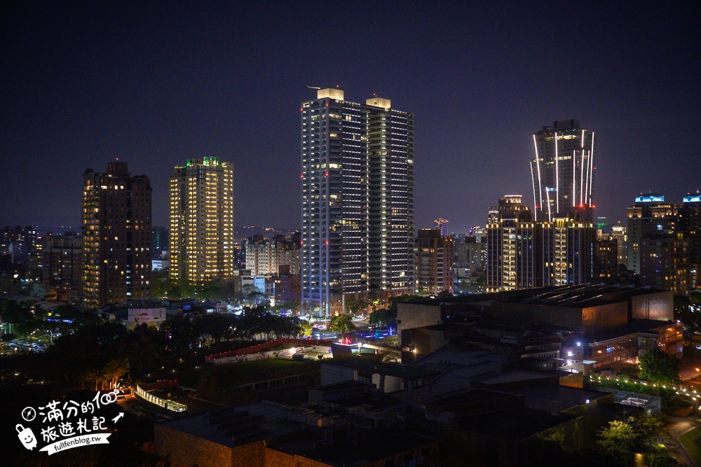 台中市區住宿推薦|台中大毅老爺行旅|一泊一食.獨享百萬夜景.繁天星空~距離天空最近的藝術旅店!