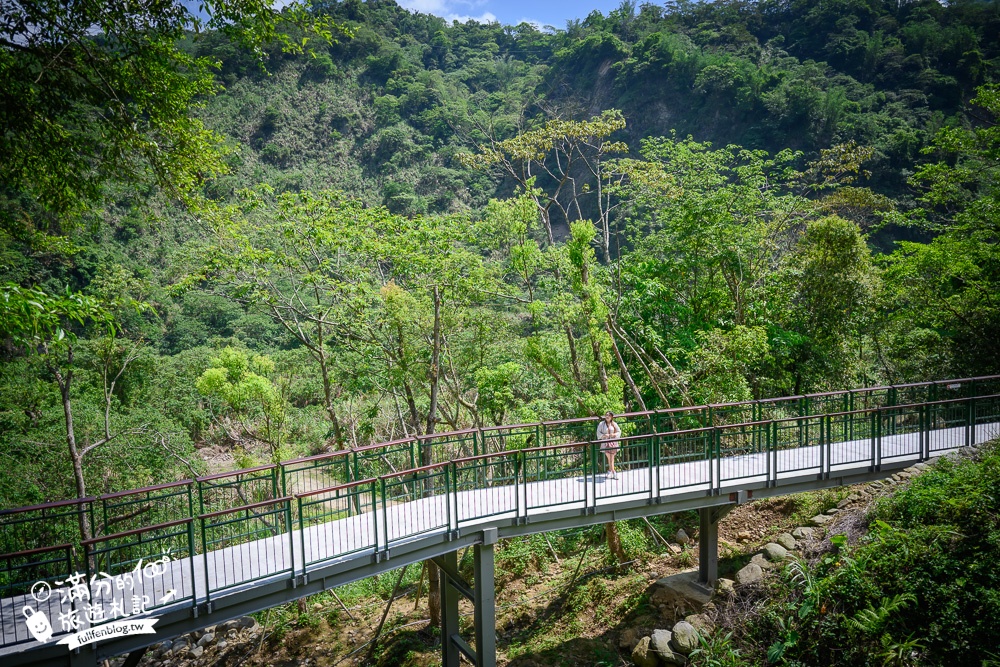 南投景點【瑞龍瀑布園區】走吊橋.望峽谷.賞瀑布.滿滿芬多精,輕鬆步行15分即達瀑布點!