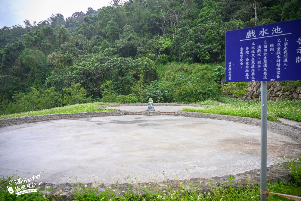 南投景點【能高瀑布】免門票免步行開車即達瀑布點,天然冷氣磅礴瀑布沁涼又消暑!