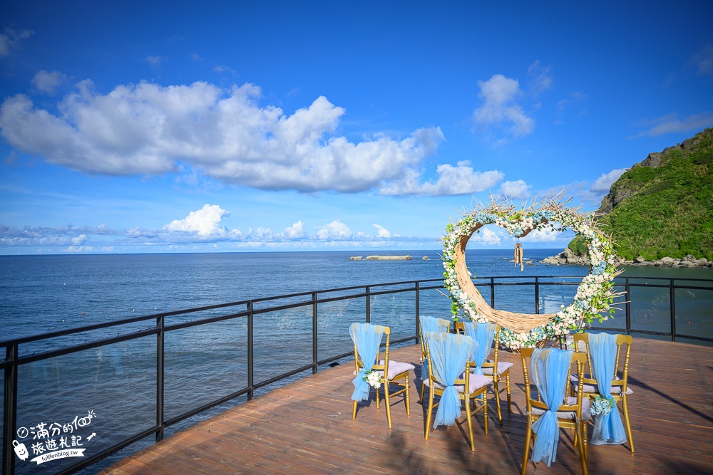 花蓮景點【海明漾泰式料理景觀餐廳】超廣角海景秘境.愛心鳥巢.南洋高腳屋~浪漫滿分,秒飛峇里島婚禮現場!