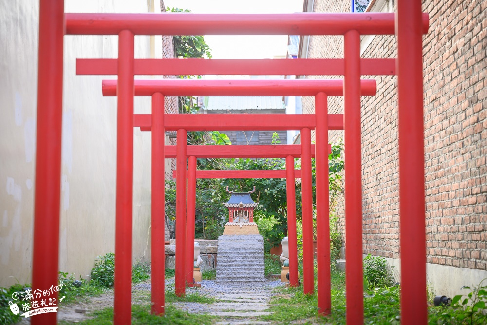 彰化景點|鹿港蛙港神社.迷你版鳥居神社(免門票)特色藝術裝置~鹿港老街打卡新地標!