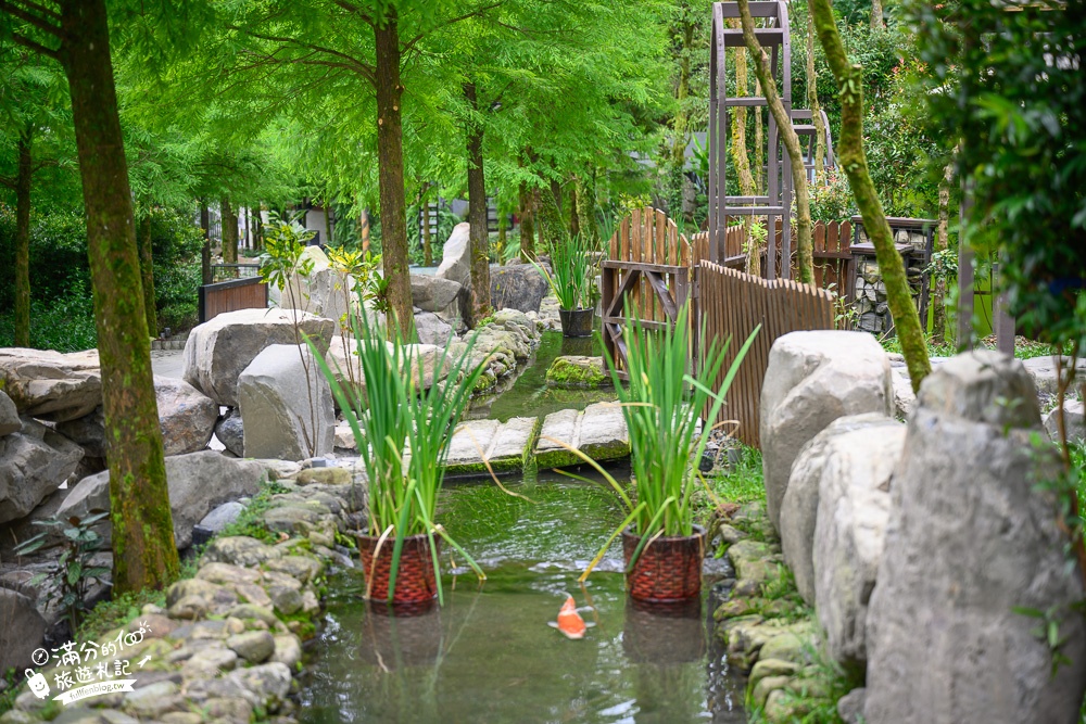 宜蘭【鳳梨屋水上莊園】最新門票資訊,宜蘭親子玩水景點.瀑布鞦韆.彩虹彎月.鳳梨教堂.森林露營，仙氣飄飄~宜蘭版熱帶雨林!