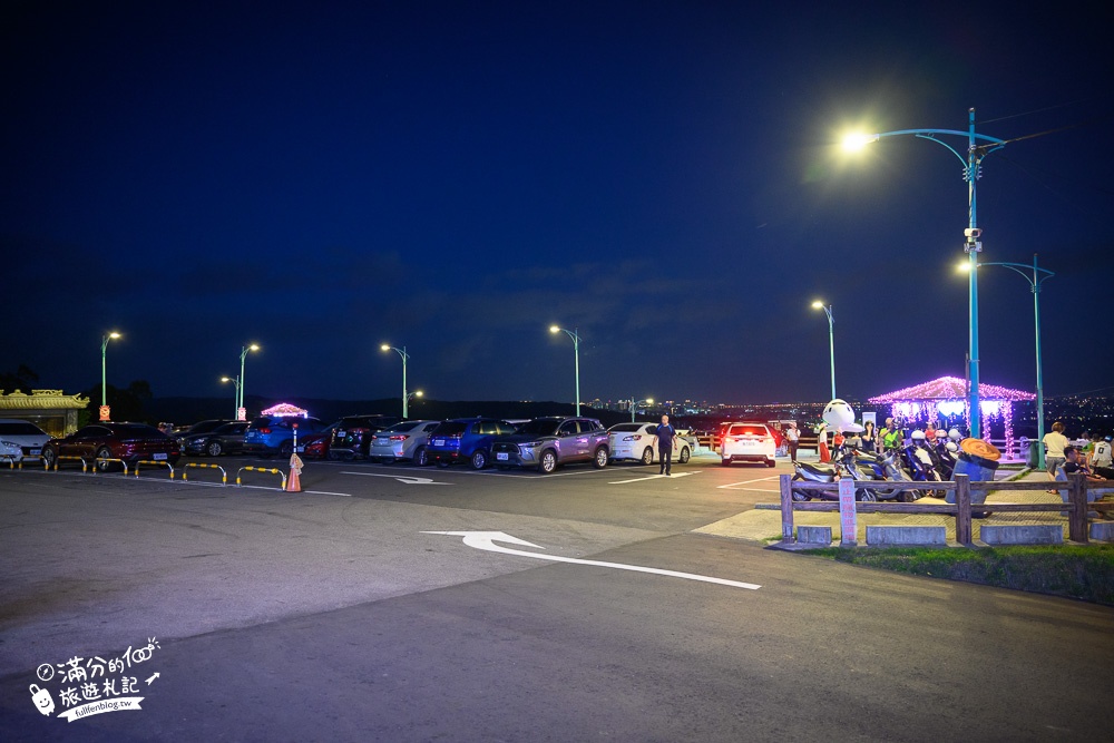 桃園景點【大古山登山步道公園】桃園賞夜秘境,大古山周邊景觀咖啡推薦.璀璨光雕秀超精彩!