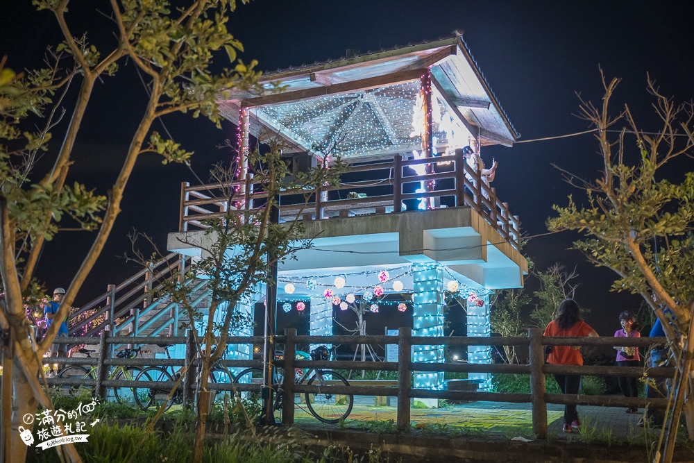 桃園景點【大古山登山步道公園】桃園賞夜秘境,大古山周邊景觀咖啡推薦.璀璨光雕秀超精彩!