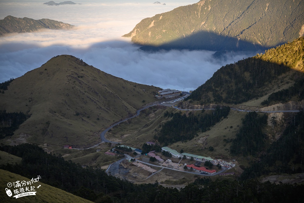 南投景點｜合歡山主峰(免門票)台灣百岳攻略.夕陽.雲海.銀河.山谷美景一次滿足~夢幻雲海觀景台!