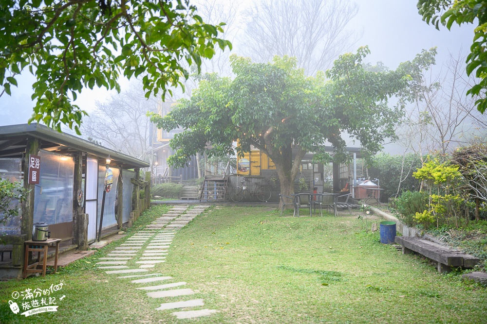 苗栗景點|鍾鼎山林|雲海景觀咖啡廳.老薑蒸足浴,薑麻園景觀餐廳,看雲海.賞楓葉.泡腳.望山景好愜意!