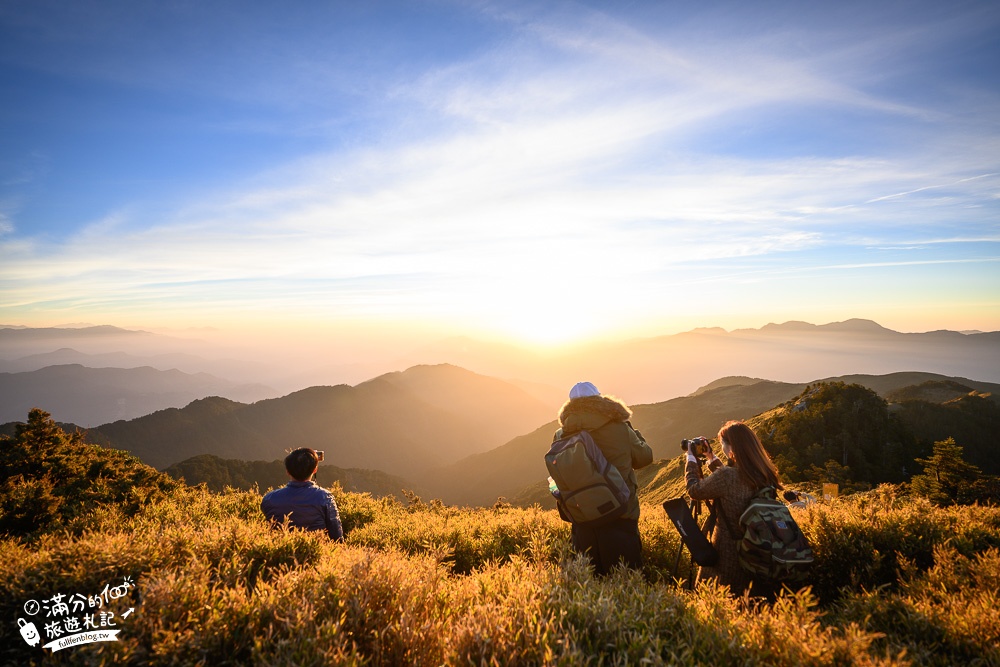 南投景點｜合歡山主峰(免門票)台灣百岳攻略.夕陽.雲海.銀河.山谷美景一次滿足~夢幻雲海觀景台!