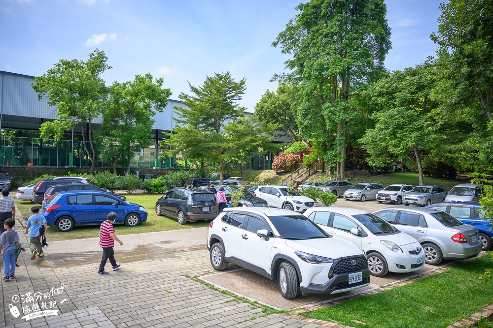 【嘉義竹崎親水公園攻略】2024玩水開放時間,免門票兒童戲水池.天空走廊.景觀吊橋,親子放電好去處!