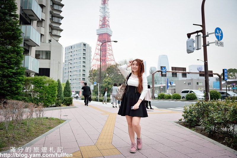 日本東京景點》東京鐵塔 東京最火熱的代表標地 東京賞櫻景點 浪漫的粉嫩櫻花季