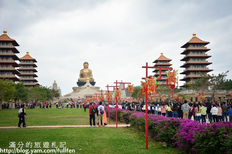 高雄大樹景點》佛光山佛陀紀念館 春節限定煙火秀 高雄年節出遊首選