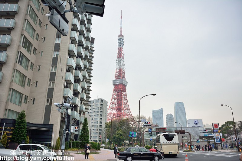 日本東京景點》東京鐵塔 東京最火熱的代表標地 東京賞櫻景點 浪漫的粉嫩櫻花季