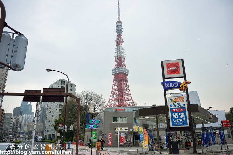 日本東京景點》東京鐵塔 東京最火熱的代表標地 東京賞櫻景點 浪漫的粉嫩櫻花季