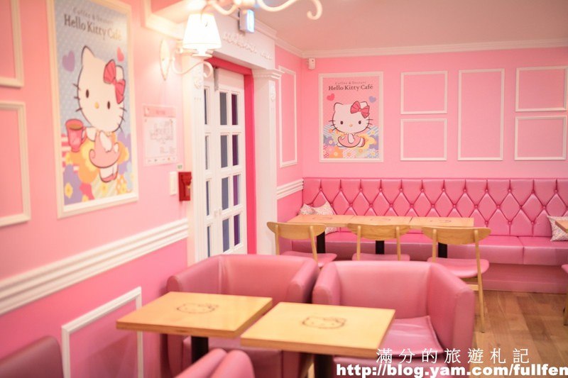 【韓國首爾】超可愛Hello Kitty Caf’e(弘大站)/韓國下午茶/咖啡館/